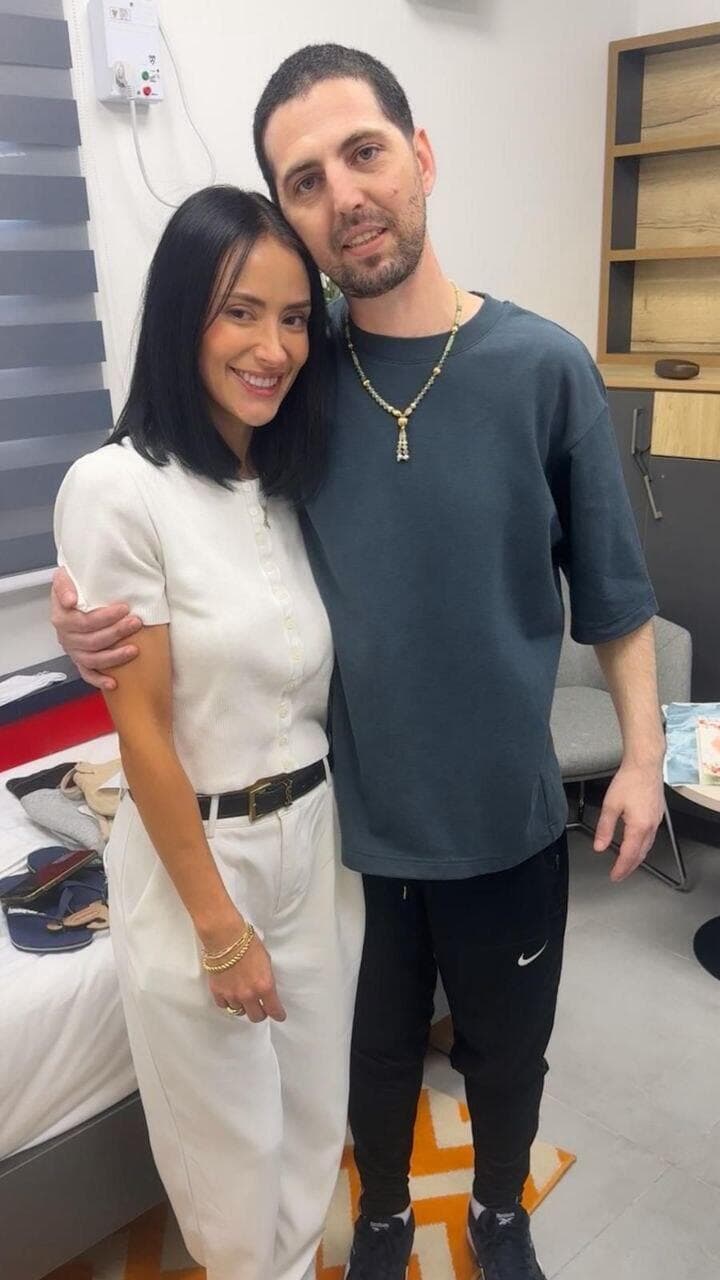 אלקנה בוחבוט עם אשתו רבקה