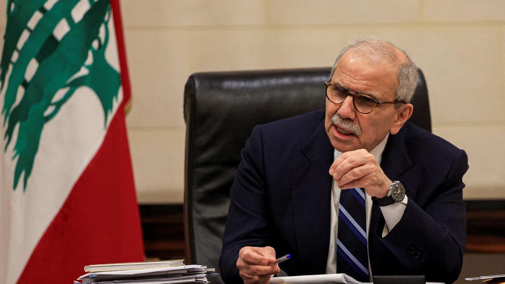 ראש ממשלת לבנון (צילום: REUTERS/Mohamed Azakir) ראש ממשלת לבנון נואף סלאם