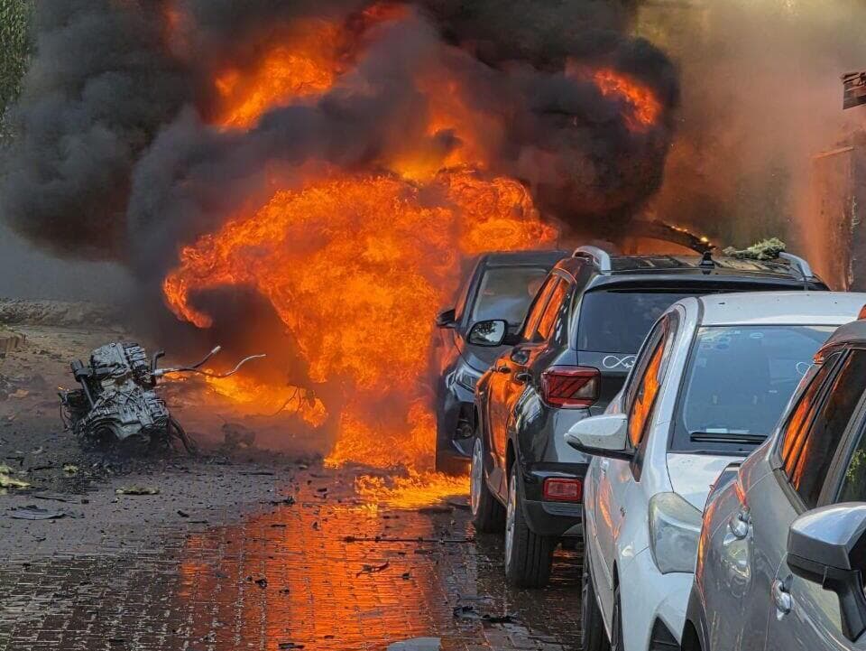 צילום: שימוש לפי סעיף 27א בחוק זכויות יוצרים זירת הנפילה בראש העין