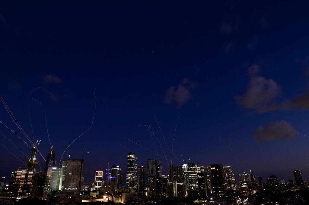 צילום: REUTERS/Tomer Neuberg יירוטים תל אביב