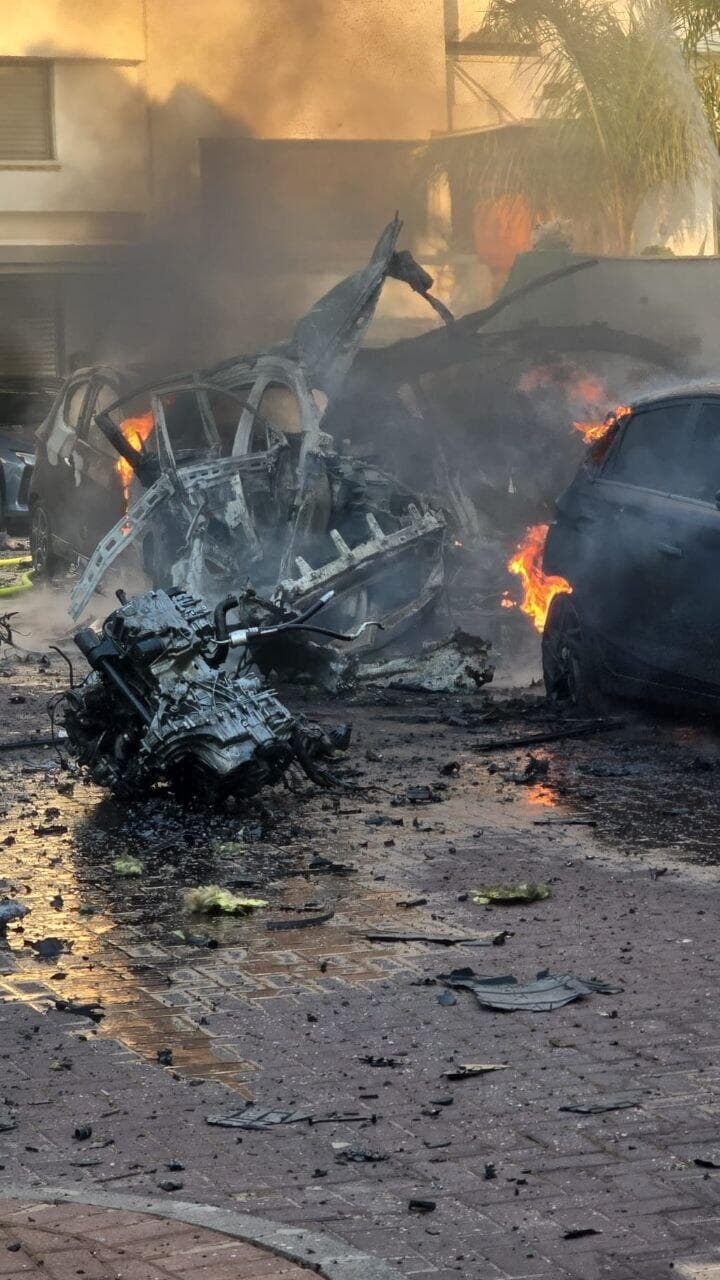 צילום: דוברות עיריית ראש העין זירת הנפילה בראש העין