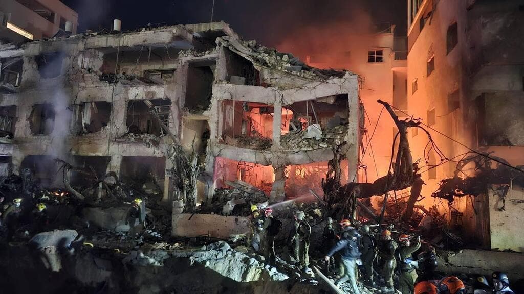 צילום: זיו קורן זירת הנפילה בתל אביב