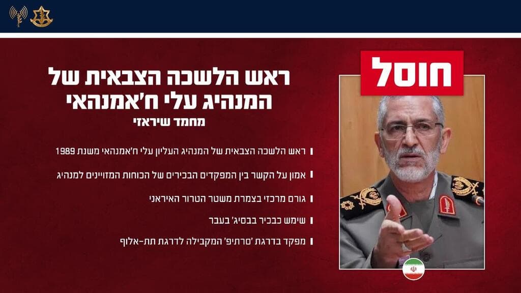 צילום: דובר צה"ל מוחמד שיראזי