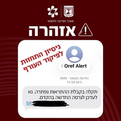 צילום: מערך הסייבר הלאומי