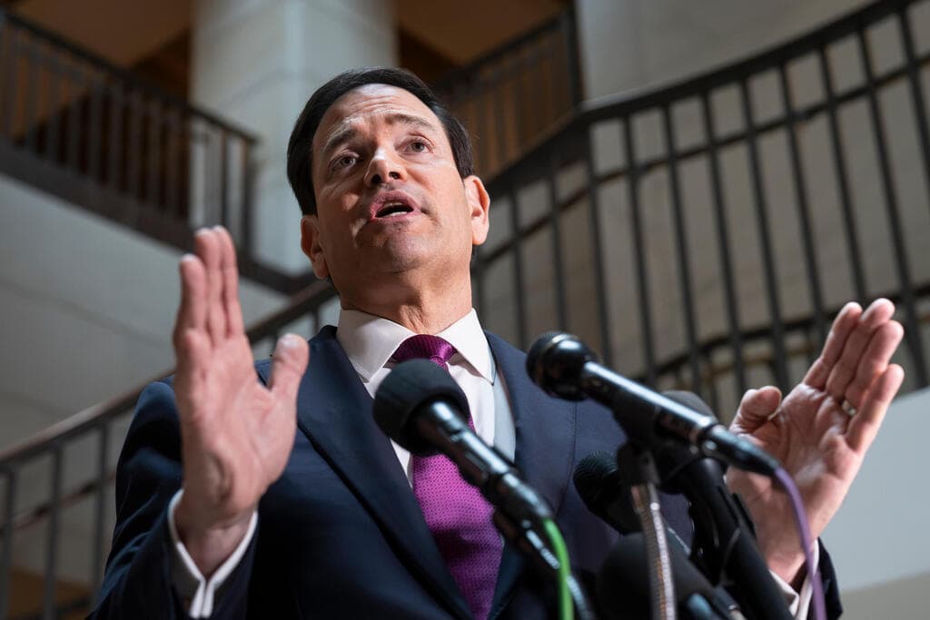 מרקו רוביו (צילום: AP Photo/J. Scott Applewhite) מרקו רוביו