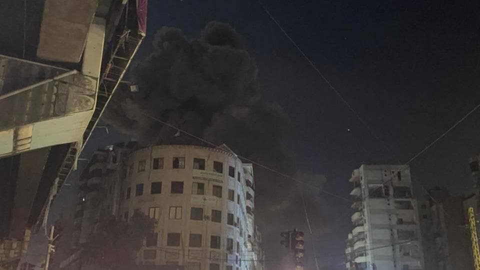 תקיפה לילית בדאחייה תקיפה בדאחייה