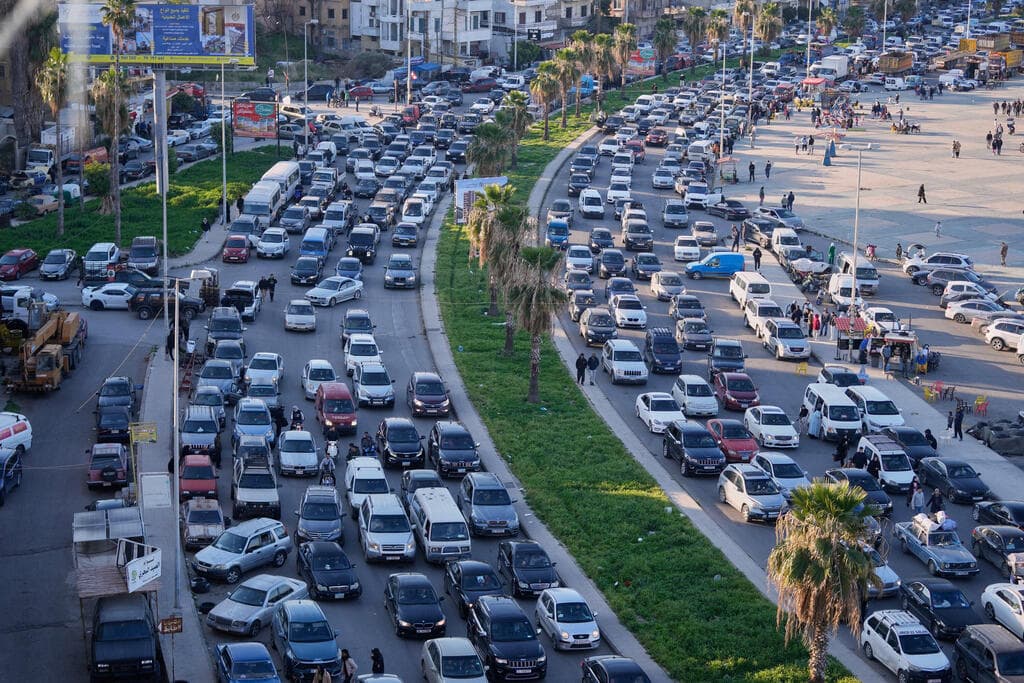 ארכיון 2.3 פקקים ליד ביירות לבנון