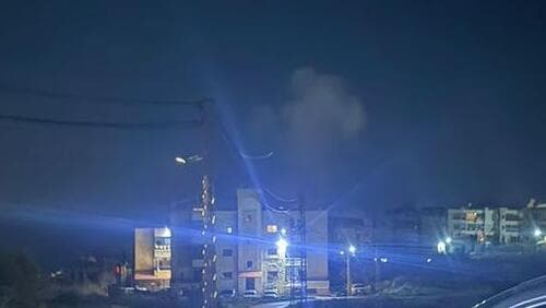 תקיפה אווירית לעבר דירת מגורים באזור הכפר א-סעדיאת בדרום לבנון