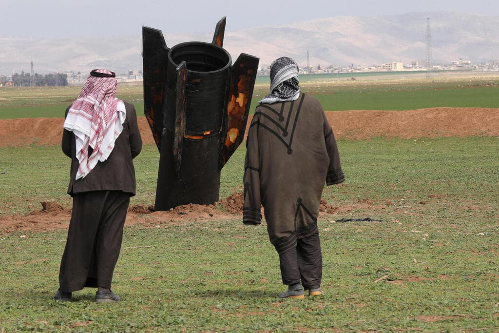 טיל שנפל בקמישלי סוריה