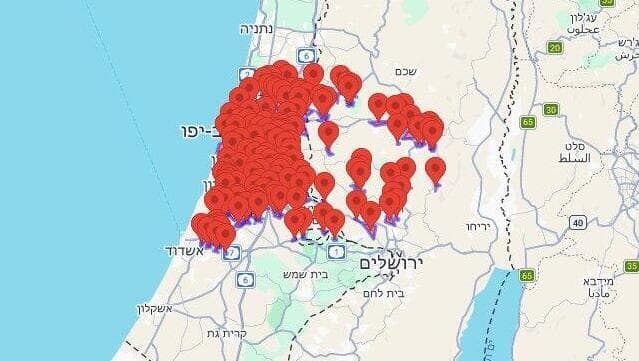      אזעקות ברחבי הארץ 