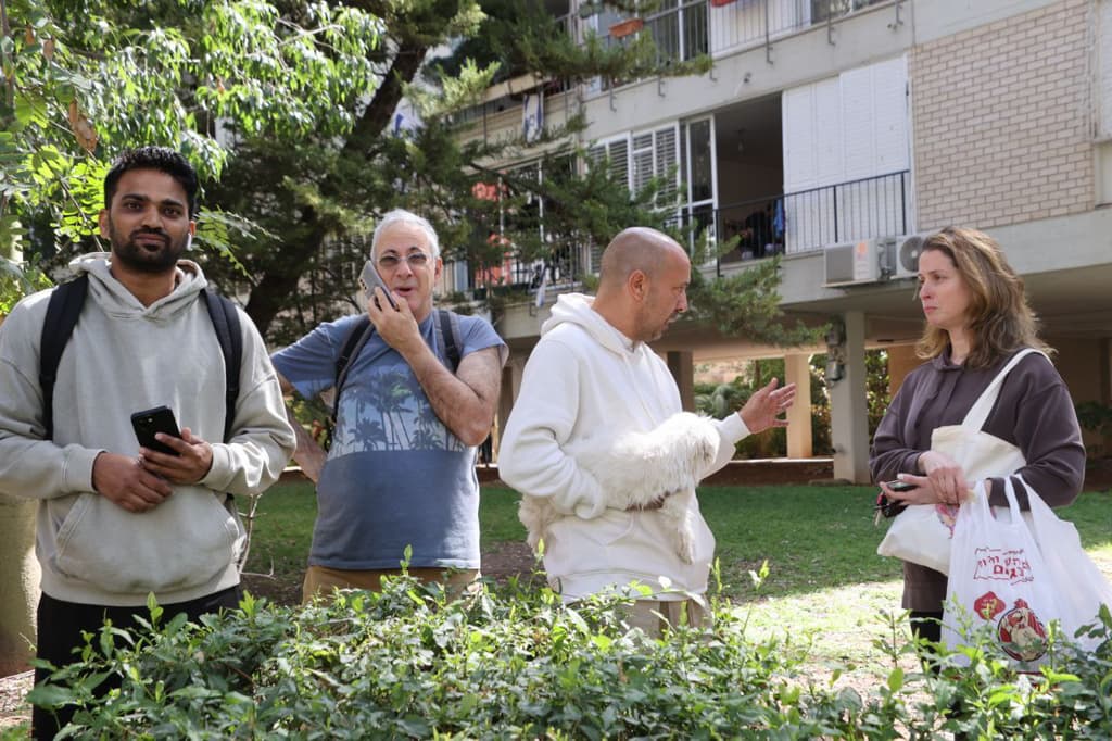 זירת הפגיעה בגבעתיים