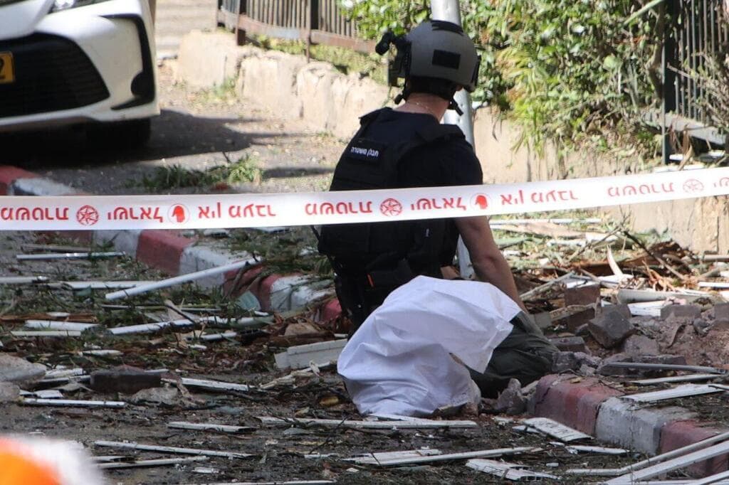 זירת הפגיעה בגבעתיים