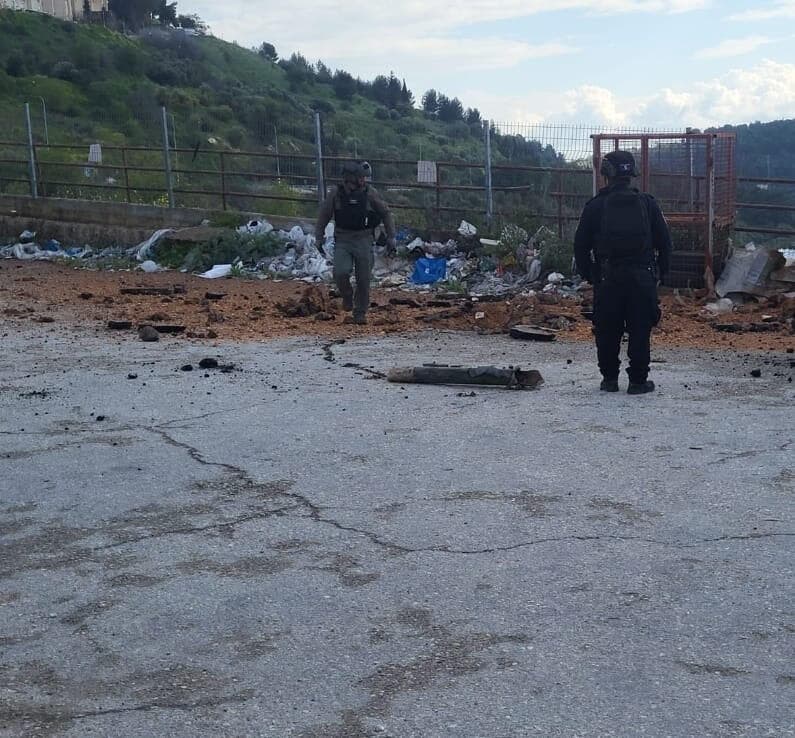 איתור חלקי פריטי אמל״ח באזור הגליל העליון