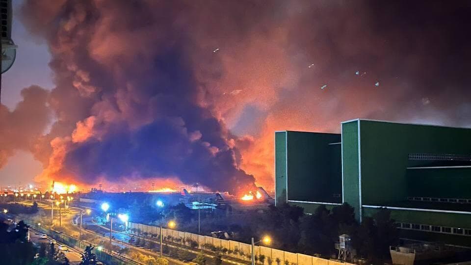 תקיפות בנמל התעופה מהראבאד בטהרן