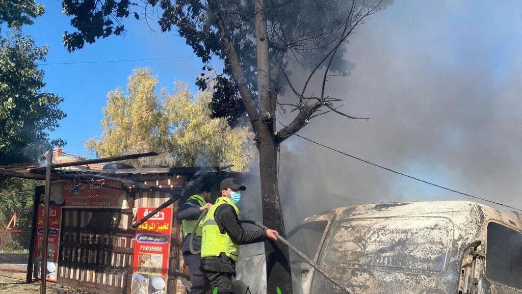 תקיפת רכב בבנת ג'ביל