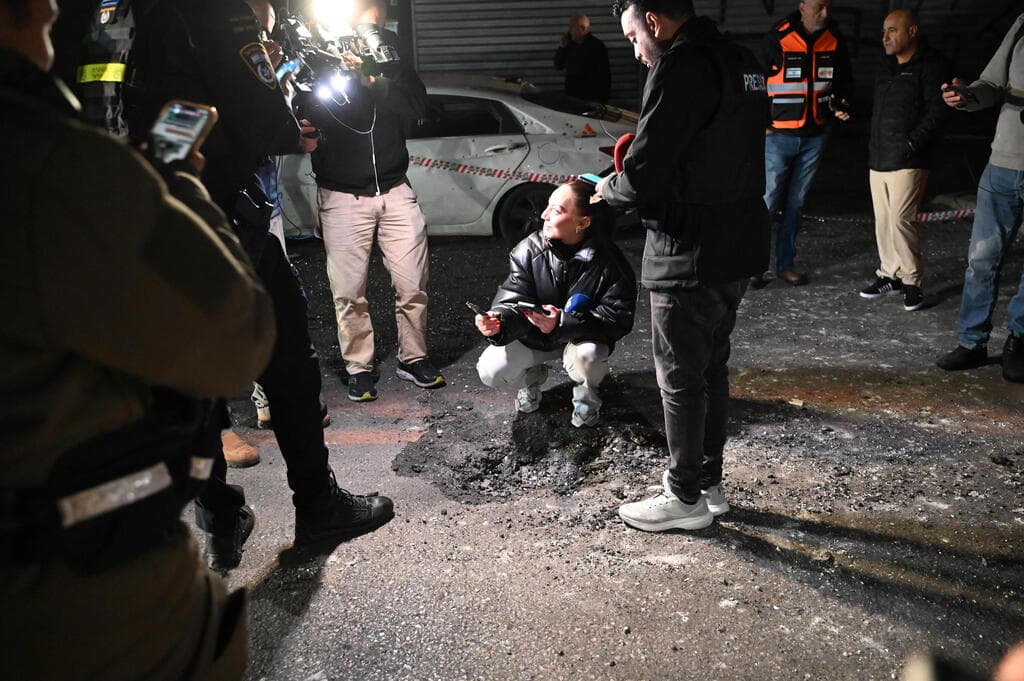 ראשון לציון, הלילה (צילום: יובל חן) אחת הזירות בראשון לציון