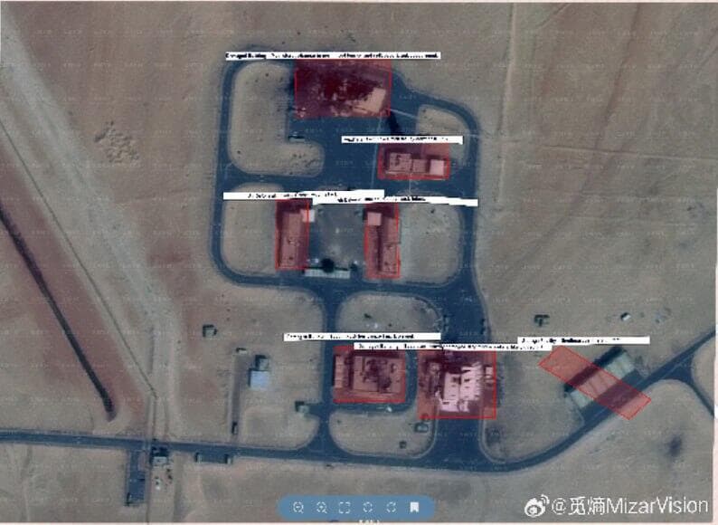 הנזק לסוללת הגנה אווירית THAAD אמריקנית שמוצבת באיחוד האמירויות ונפגעה מטילים איראניים