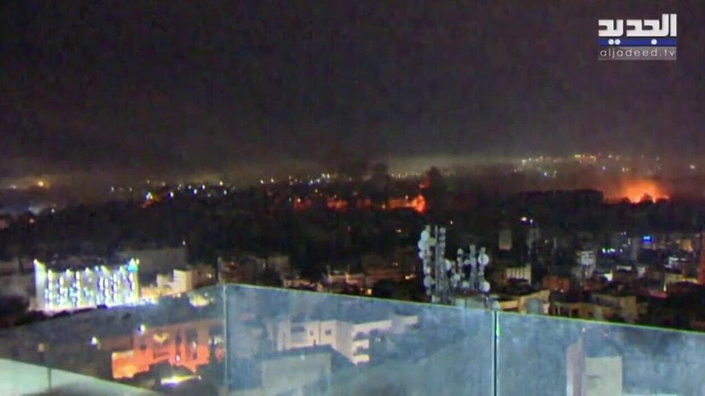 תקיפות ברובע הדאחייה בביירות, לבנון