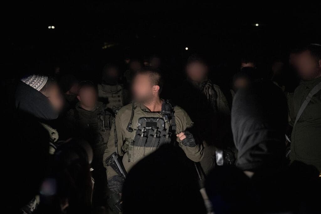 כוחות אוגדה 36 פועלים במרחב דרום לבנון