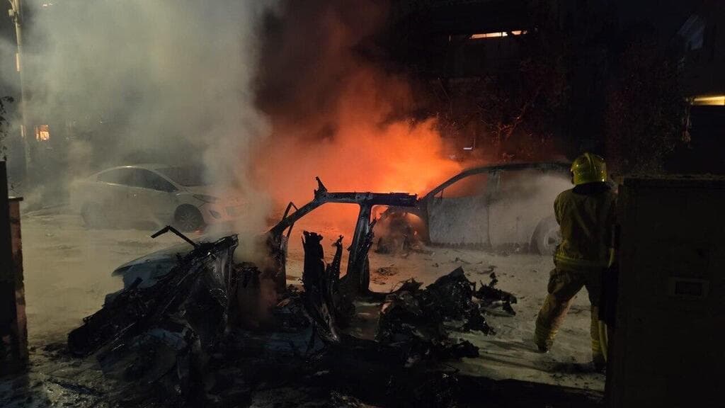 שריפה באיזור המרכז