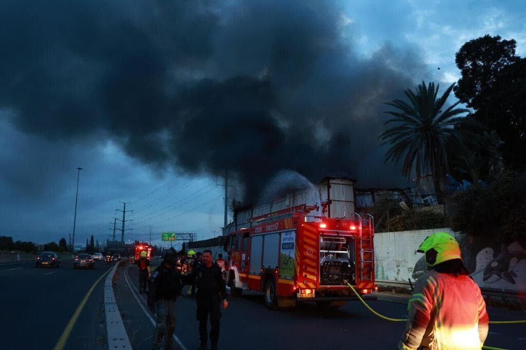 זירת הנפילה במרכז הארץ