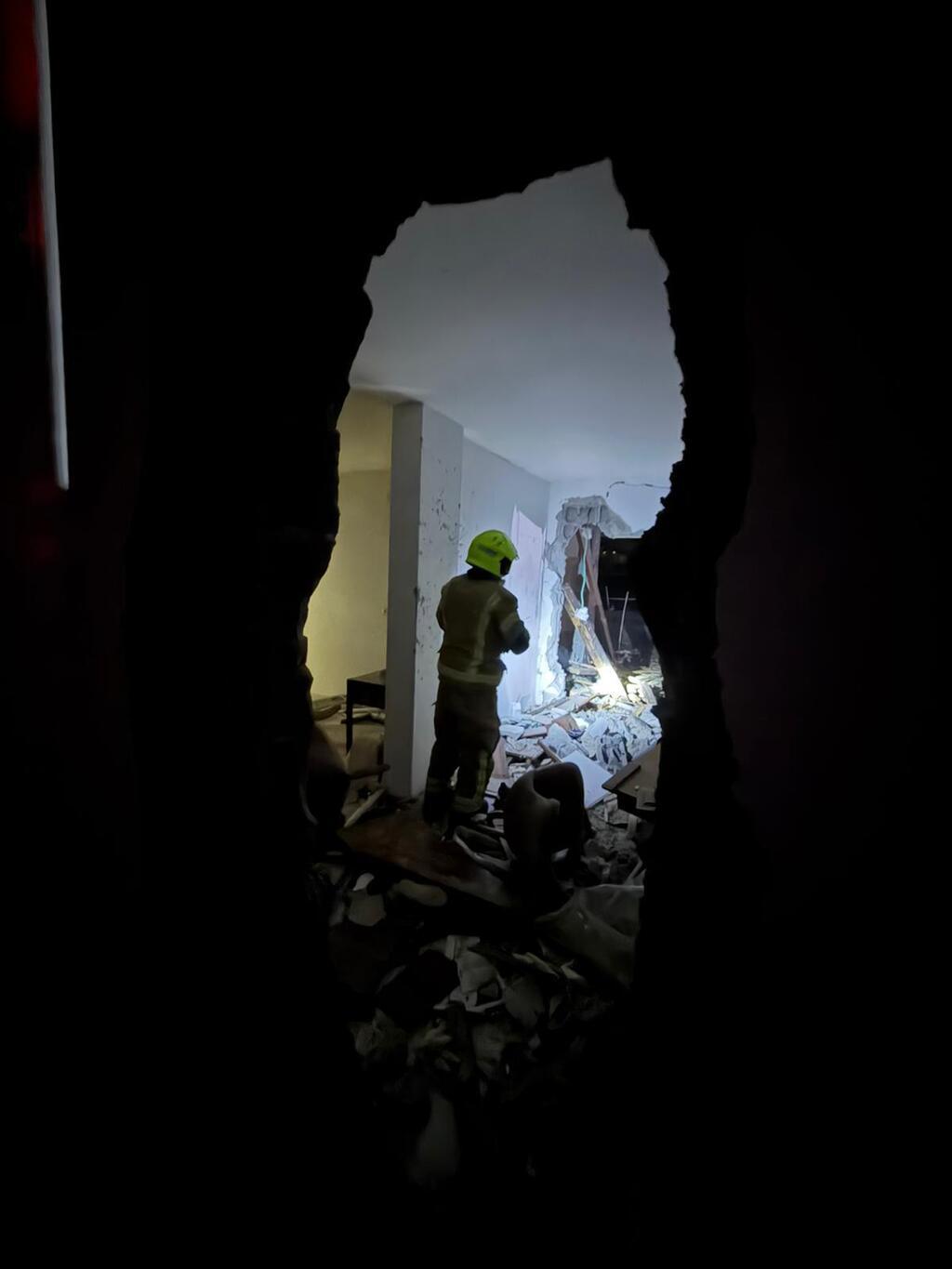 תיעוד ההרס בזירה בזרזיר