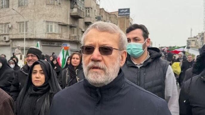 עלי לאריג'אני עלי לריג'אני מגיע לאירוע לכבוד יום ירושלים