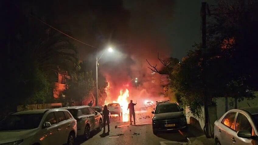 שריפה באיזור המרכז