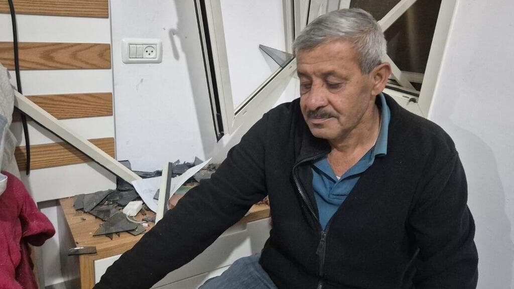 מוסא גריפאת, שביתו בזרזיר נפגע מטיל איראני