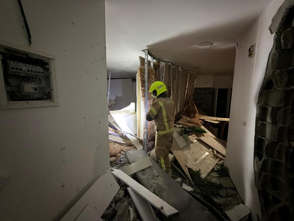 תיעוד ההרס בזירה בזרזיר