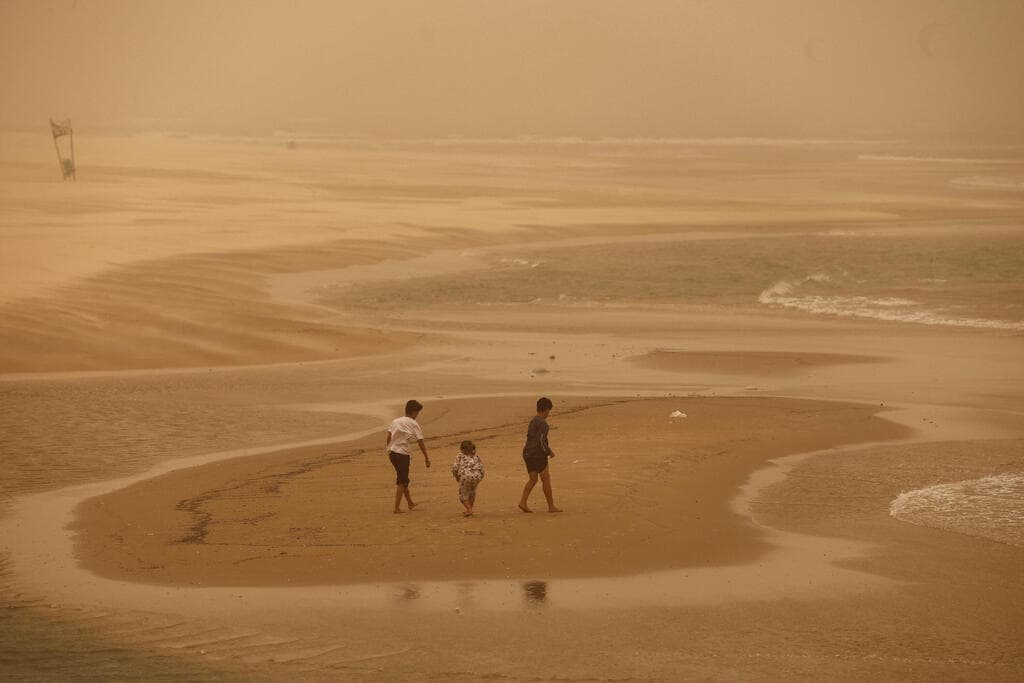 אובך באשקלון 