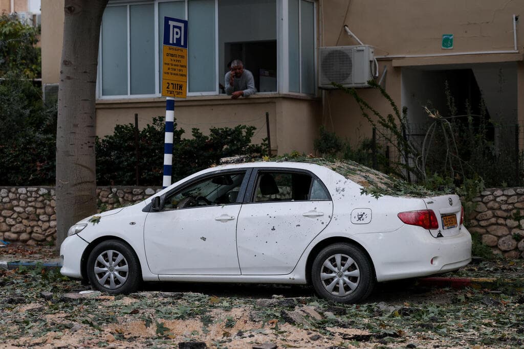 פגיעה ישירה בנס ציונה