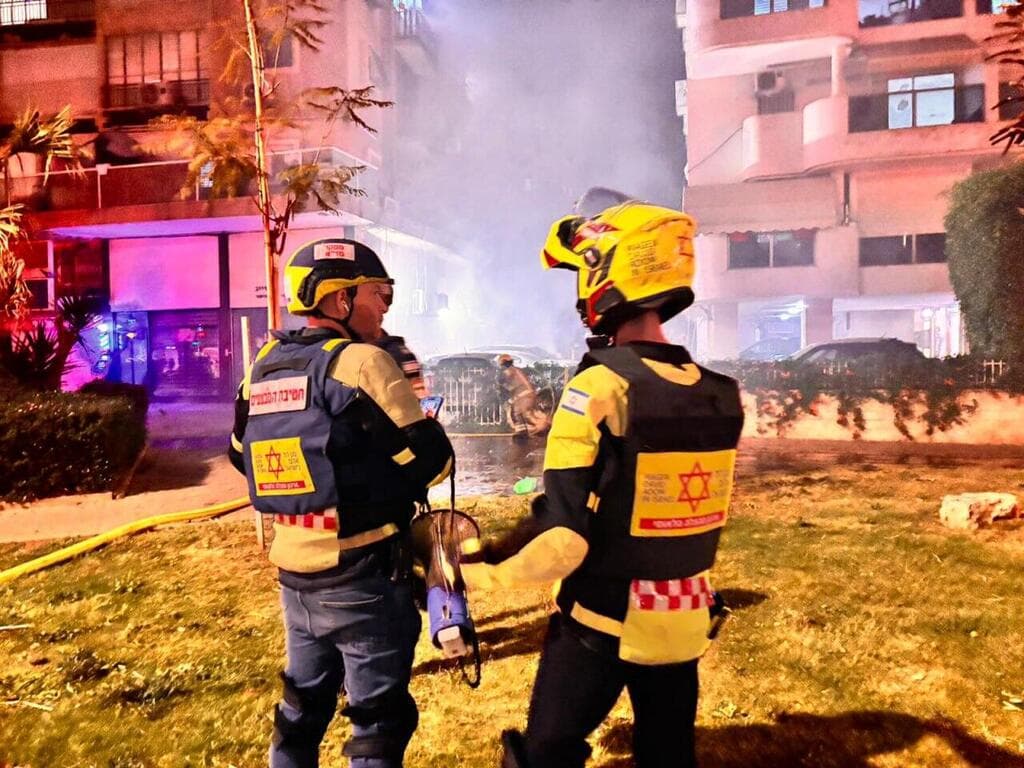 זירת הנפילה במרכז