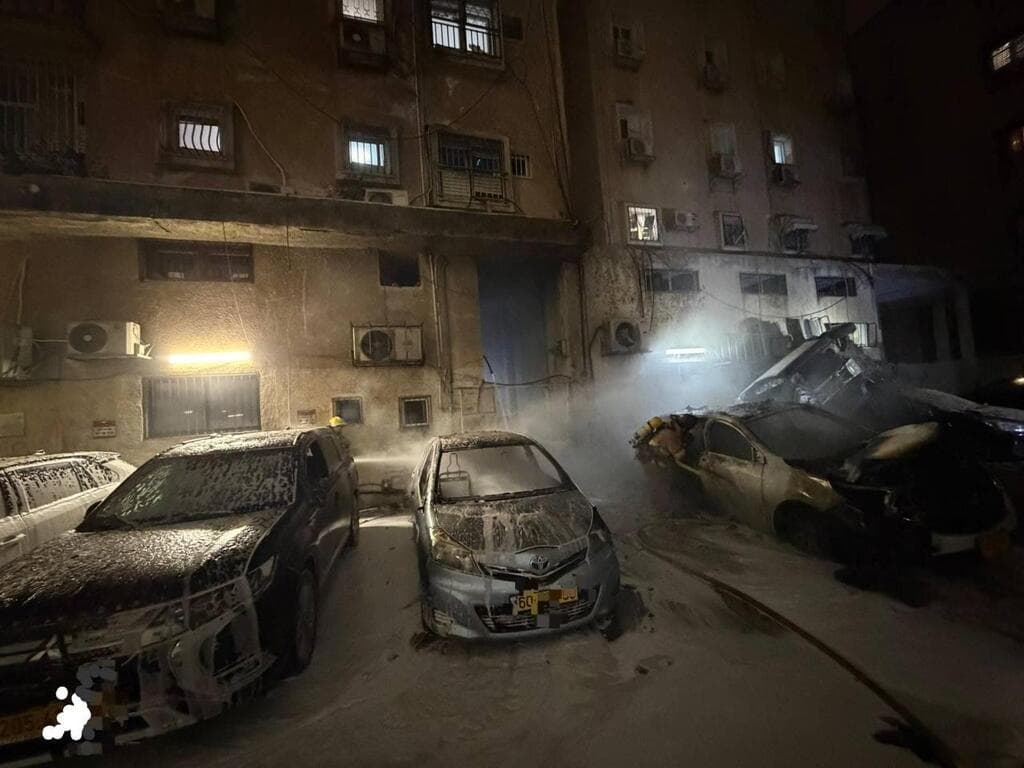 זירת הנפילה במרכז