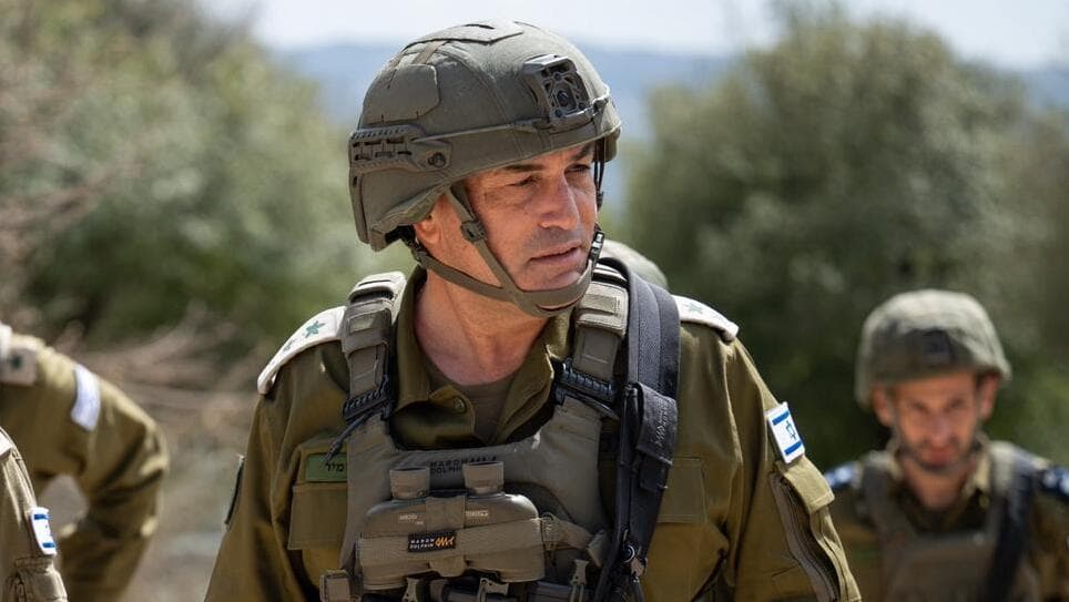 הרמטכ"ל בביקור בפיקוד צפון, אתמול (צילום: דובר צה"ל) הרמטכ"ל בביקור בפיקוד צפון