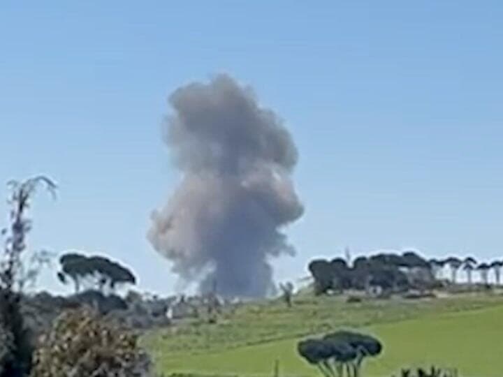 התקיפה באל-חיאם תיעוד מתקיפת המבנה באזור ערב אל-ג'ל