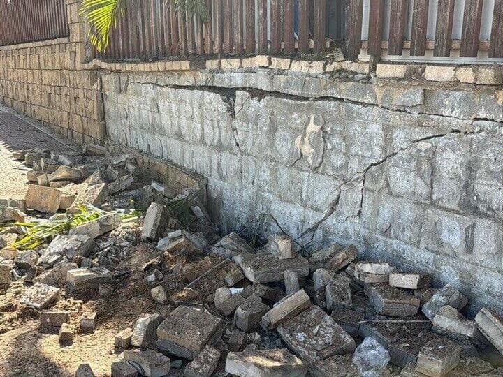 צילום: מאיר תורג'מן זירת פגיעה בראשון לציון