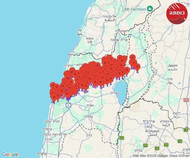 אזעקות בצפון