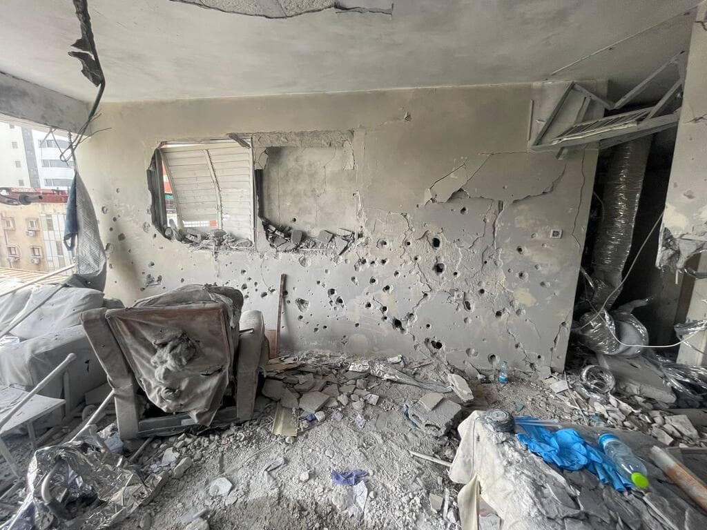 זירת הנפילה ברמת גן