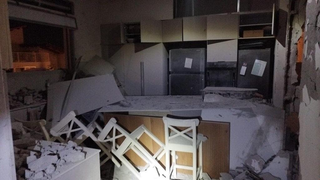 פגיעה ישירה במושב עדנים