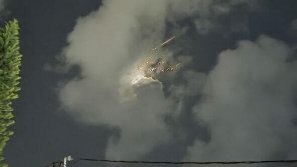 יירוט טיל ששוגר מאיראן בשמי הארץ