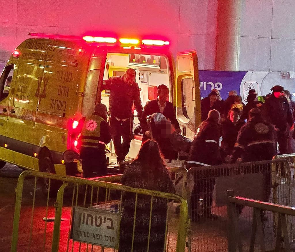 פינוי פצועים לסורוקה