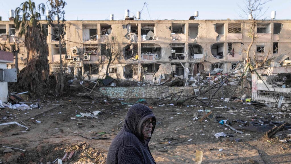 זירת הפגיעה בדימונה