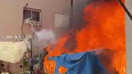 זירת נפילה בפתח תקווה