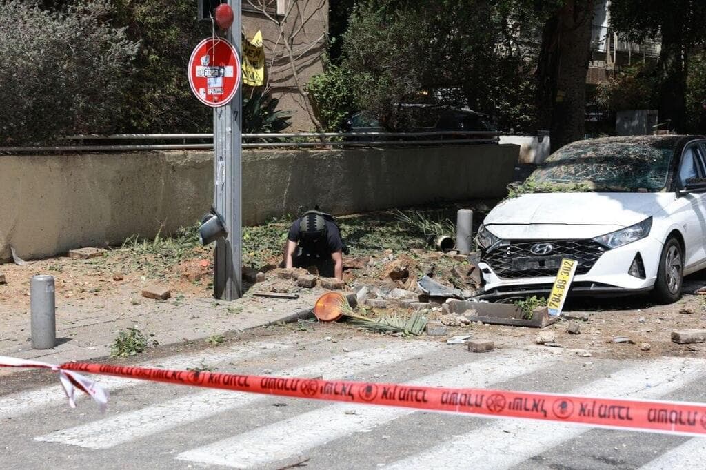 נפילה בתל אביב