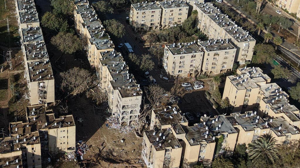 זירת הפגיעה בערד