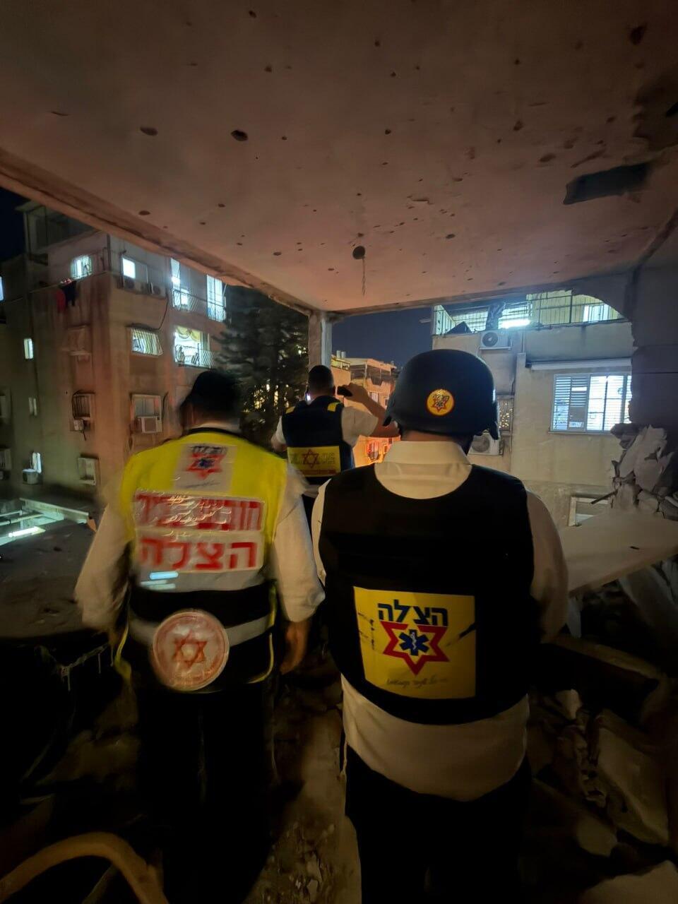 פגיעה במבנה בבני ברק