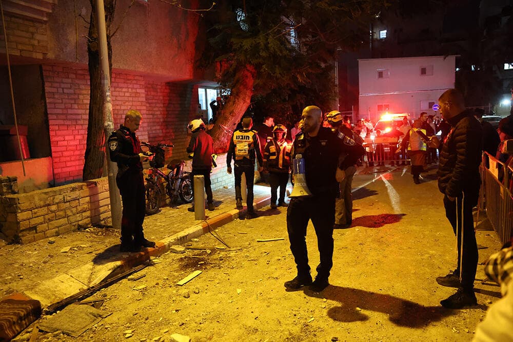 פגיעה במבנה בבני ברק