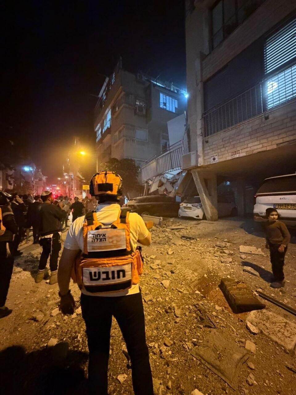 פגיעה במבנה בבני ברק