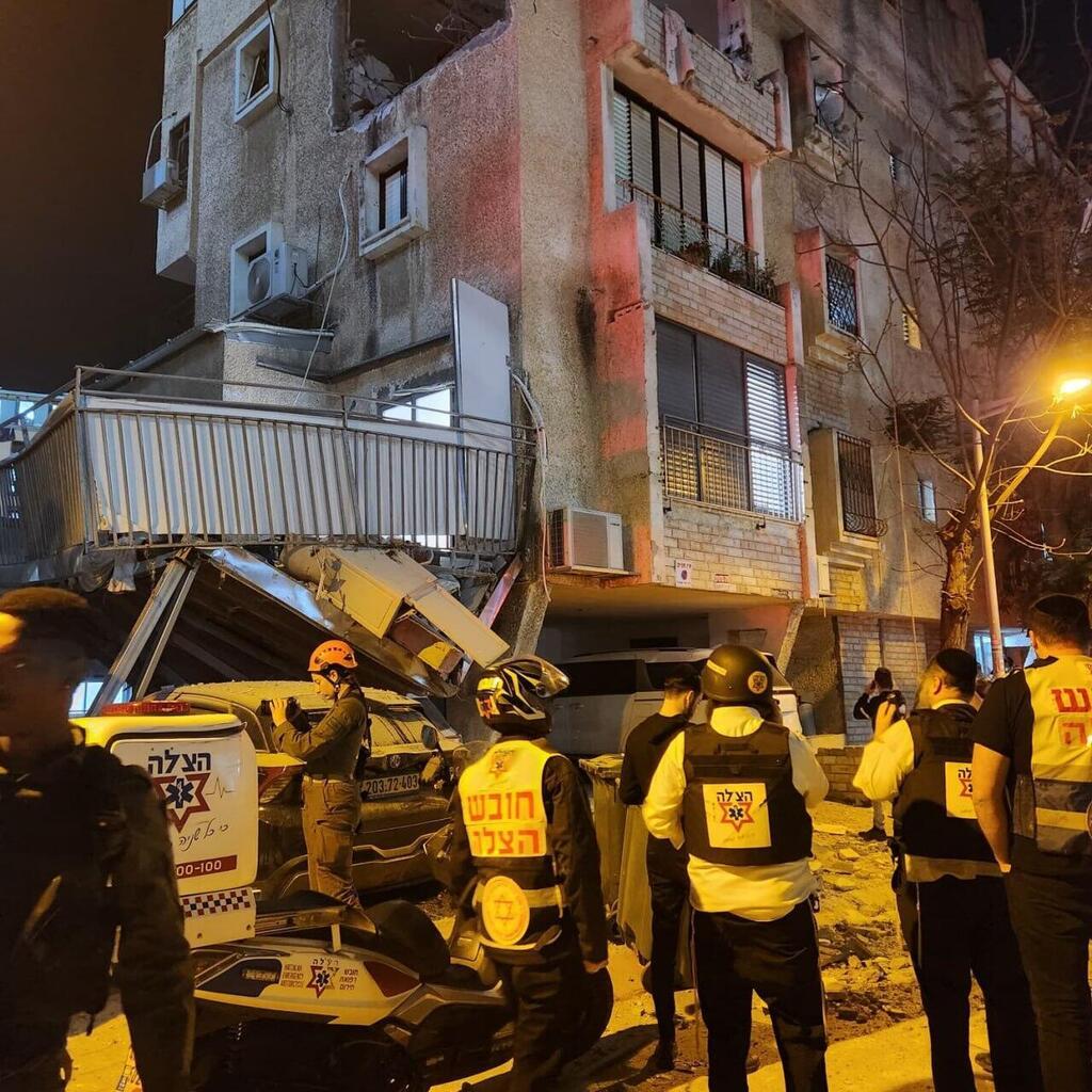 פגיעה במבנה בבני ברק